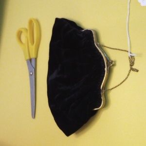 Vintage velvet purse